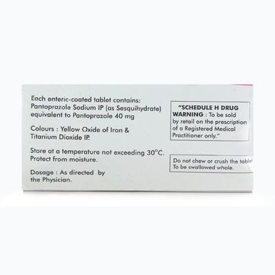 Pantocar 40mg Tablet 10'S - Ulcer/Reflux/Flatulence-Aaa