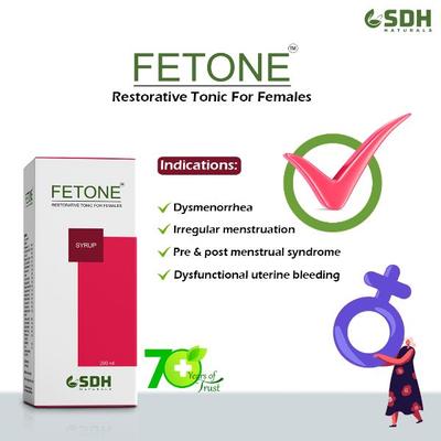 Shree Dhanwantri Herbals Naturals Fetone Syrup 200 ml - Speciality Medicines