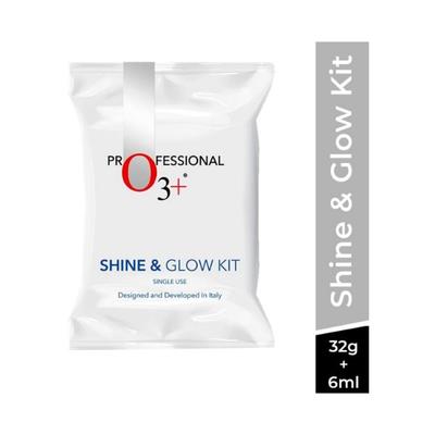 Professional O3+ Single Use Shine & Glow Kit (32 gm + 6 ml) 1's - Facial Kits