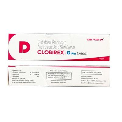 Clobirex G Plus Cream 10gm - Skin Infections-Toc