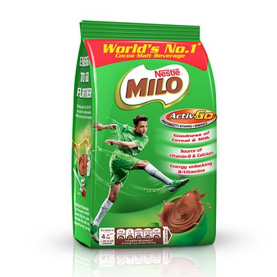 Nestle Milo Activ Go Health Drink Powder 400 gm (Refill Pack) - Kids Nutrition