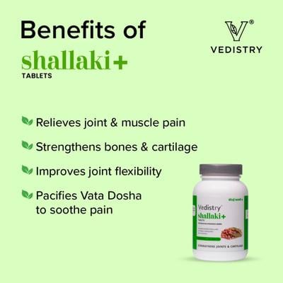 Vedistry Shallaki+ Tablet 60's - Pure Herbs