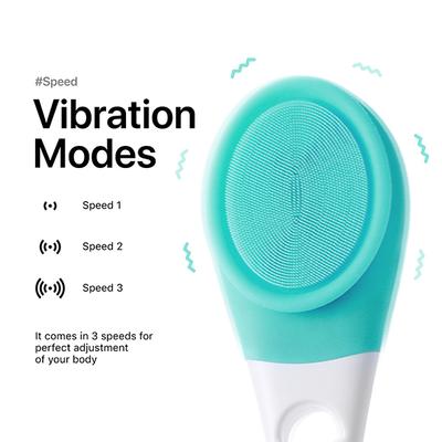 Vandelay Cleaner Brush Massager - Green - Massagers