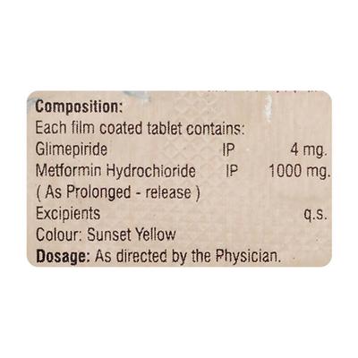 GLIMI GEM M4 FORTE Tablet 10's - Diabetes-Ant