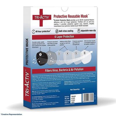 Piramal Tri-Activ N95 Protective Face Mask 1's - Face Mask