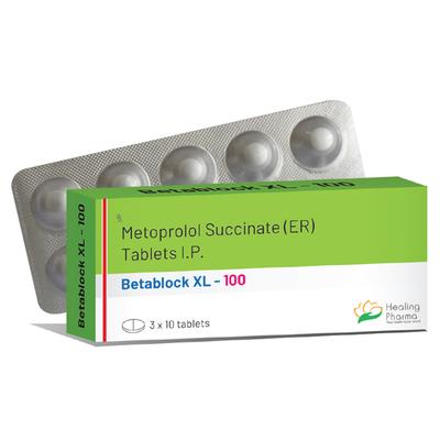 BETABLOCK XL 100 Tablet 10's - Hypertension-Bet