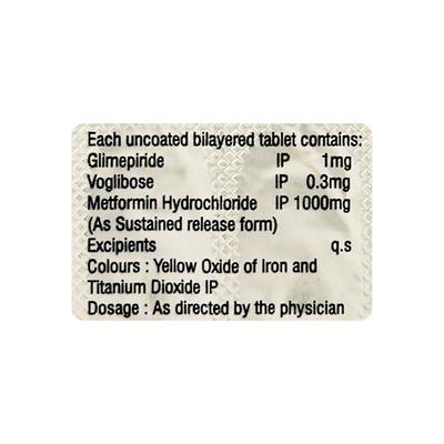 Vogloyd 3D Forte 1.3mg Tablet 15'S - Diabetes-Ant