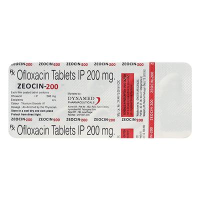 ZEOCIN 200 Tablet 10's - Bacterial Infections-Qui