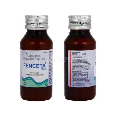 Fenceta Plus (Old Name Fenceta) Syrup 60ml - Pain relief-Nsa