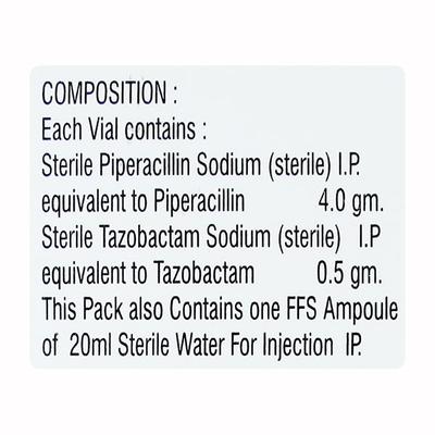 TAZOCIL 4.5 Injection 1's - Bacterial Infections-Pen