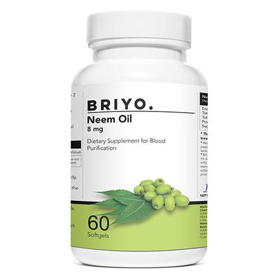 Briyo Neem Oil 8 mg Softgel 90's - Hair & Skin