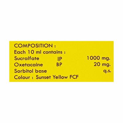 SUCRA ONE O Suspension 100ml - Ulcer/Reflux/Flatulence-Aaa