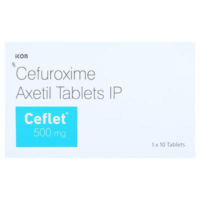 CEFLET 500mg Tablet 10's - Bacterial Infections-Cep