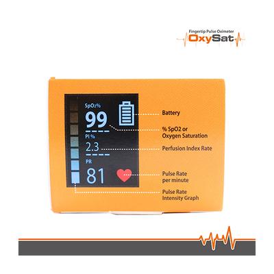 Oxysat Fingertip Pulse Oximeter - Health Monitors And Equipment