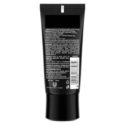 Fair & Lovely Men's Instant Brightness Rapid Action Face Wash 50 gm - Face Wash & Cleansers