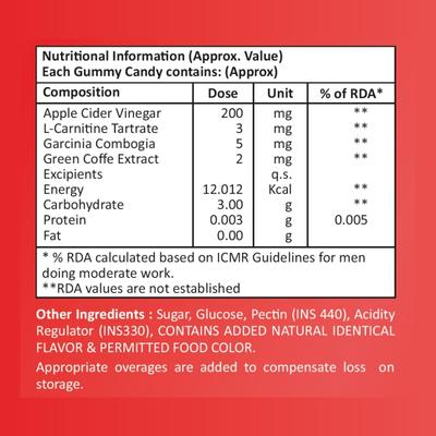 Nutrileague Apple Cider Vinegar Gummies 30's - Multi-Vitamins