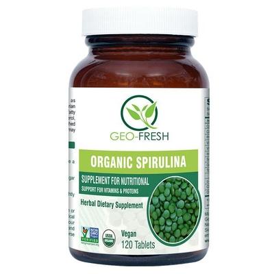 Geo-Fresh Organic Spirulina Tablet 120's - Health Products