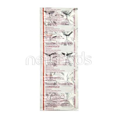 Consivas F Tablet 10'S - High Cholesterol-Dys