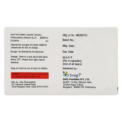 STENERGY D3 Capsule 4's - Supplements-Vit