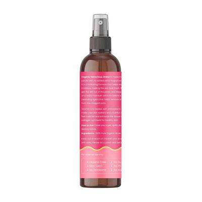 Organic Netra Rose Water Mist Toner 200 ml - Toners