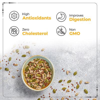Happilo Organic Roasted Seedmix Seeds 250 gm - Nutritional Bars