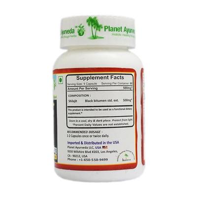 Planet Ayurveda Shilajit Capsules 60's - Sexual Healthcare
