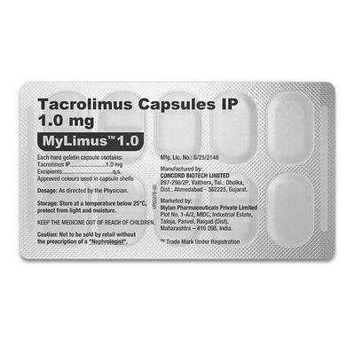 Mylimus 1mg Capsule 10'S - Auto Immune Disease-Imm