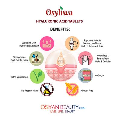 Osyliwa Hyaluronic Acid Tablet 20's - Hair & Skin
