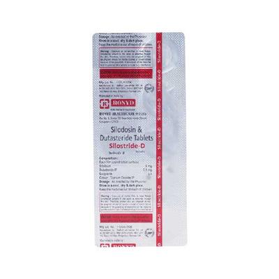SILOSTRIDE D Tablet 10's - Bladder And Prostate Disorders-Dru