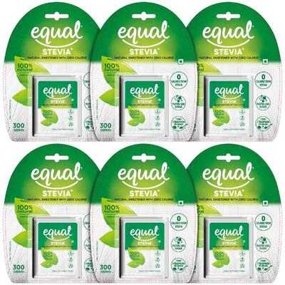 Equal Stevia Sweetener Tablet (Pack of 6 x 300's) 1's - Sugar Substitute