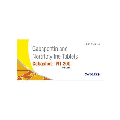 GABASHOT NT 200 Tablet 10's - Neuropathic Pain-Dru