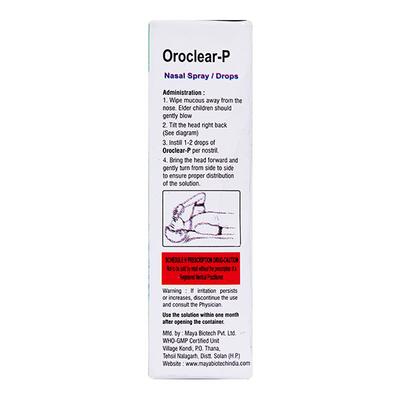 OROCLEAR P Nasal Spray 10ml - Nasal Congestion-Nas