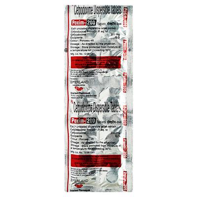 POXIM 200 Tablet 10's - Bacterial Infections-Cep