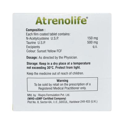 ATRENOLIFE Tablet 10's - Kidney Disease/Stones-Oth