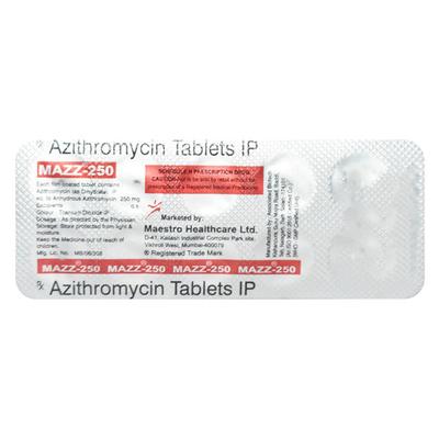 MAZZ 250 Tablet 10's - Bacterial Infections-Mac