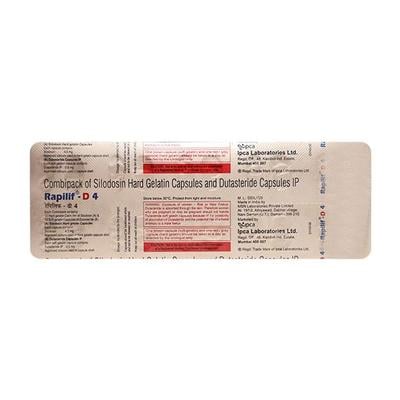 Rapilif D 4/0.5 Combipack Capsule 10'S - Bladder And Prostate Disorders-Dru