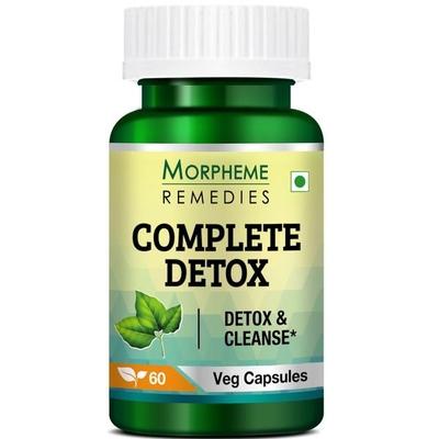 Morpheme Remedies Complete Detox 500mg Extract 60's - Herbal Dietary Supplement