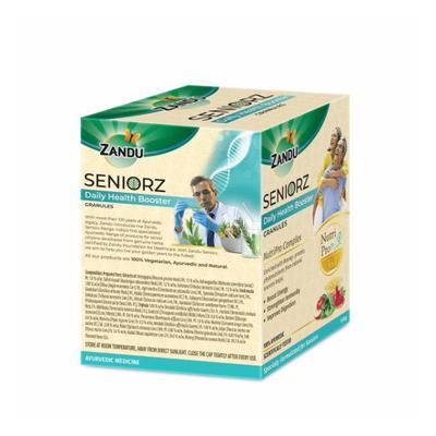 Zandu Seniorz Daily Health Booster 3 in 1 Nutri Pro Granule 500 gm - Daily Health Drinks