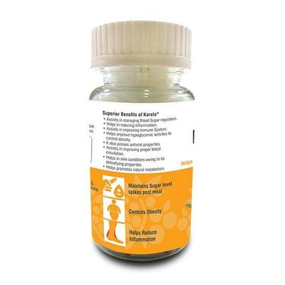 20 Microns Herbal Karela Extract Capsules 60's - Diabetes Care (Ayush)