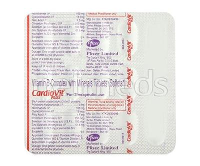 Cardiovit Plus Tablet 15'S - Supplements-Vam