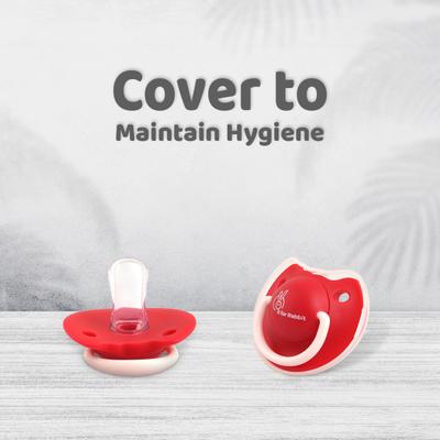 R for Rabbit Tusky Pacifier for kids of 6 months - Red 1's - Pacifiers & Teethers