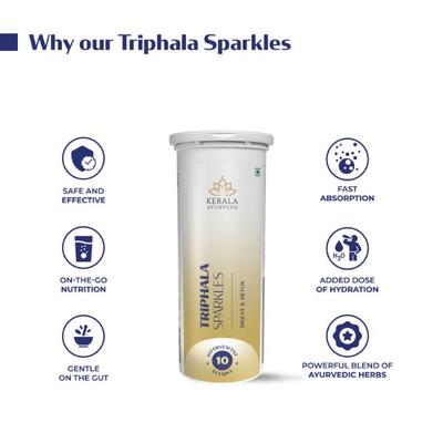 Kerala Ayurveda Triphala Sparkles Tablet 10's - Speciality Medicines