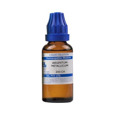 SBL Argentum Metallicum 200 Liquid 30 ml - Dilutions
