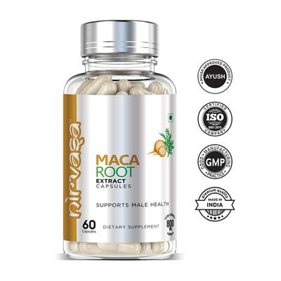 Nirvasa Maca Root Extract Capsule 60's - Herbal Dietary Supplement