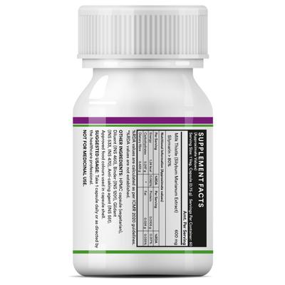 INLIFE Milk Thistle 600 mg Vegetarian Capsule 60's - Vital Health