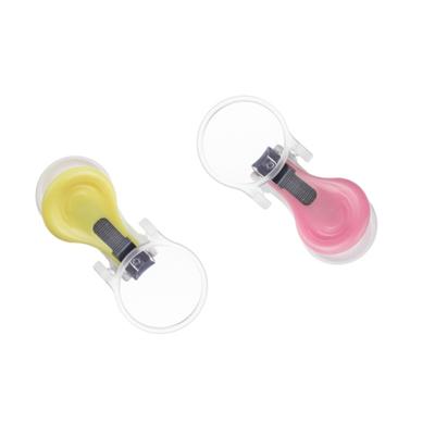 Farlin Deluxe Nail Clipper with Magnifier - Pink & Yellow 1's - Baby Grooming