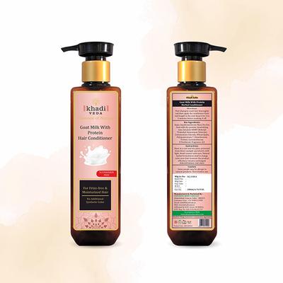 Khadi Veda SLS Paraben Hair Conditioner Goat Milk with Protein 200 ml - Conditioners
