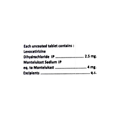 MONTOSS L KID Tablet 10's - Allergies-Ant