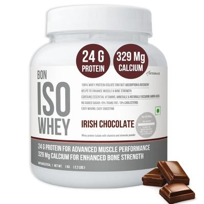 Integrace BON ISO Whey Protein Powder - Irish Chocolate 1 kg - Whey Proteins