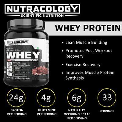 Nutracology Whey Protein Matrix Powder - Triple Chocolate 1 kg - Whey Proteins